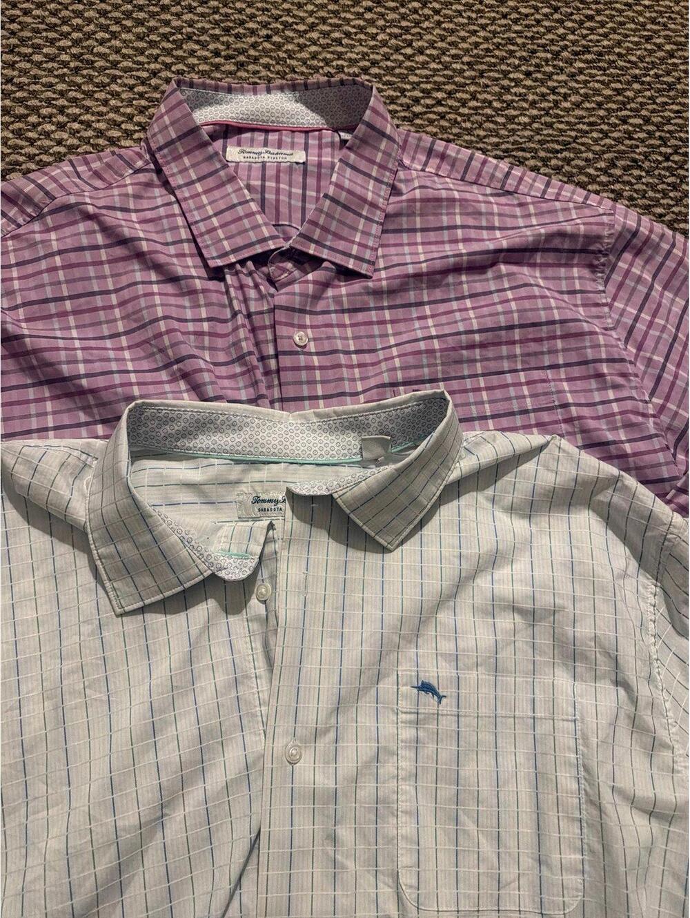 Tommy Bahamas Sarasota Stretch Long-sleeve Button-Up shirts men’s 2XL